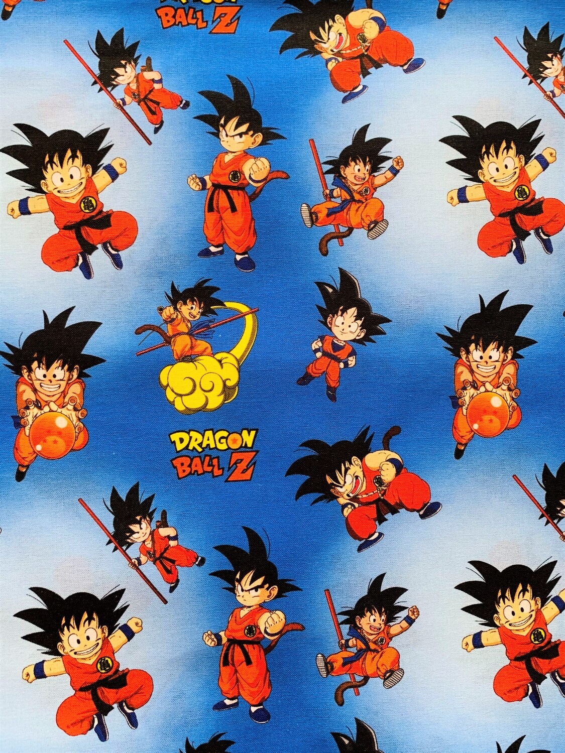 Dragon Ball Z, Toss | Custom Quilting Cotton | 140cm Wide - 0.95m Piece
