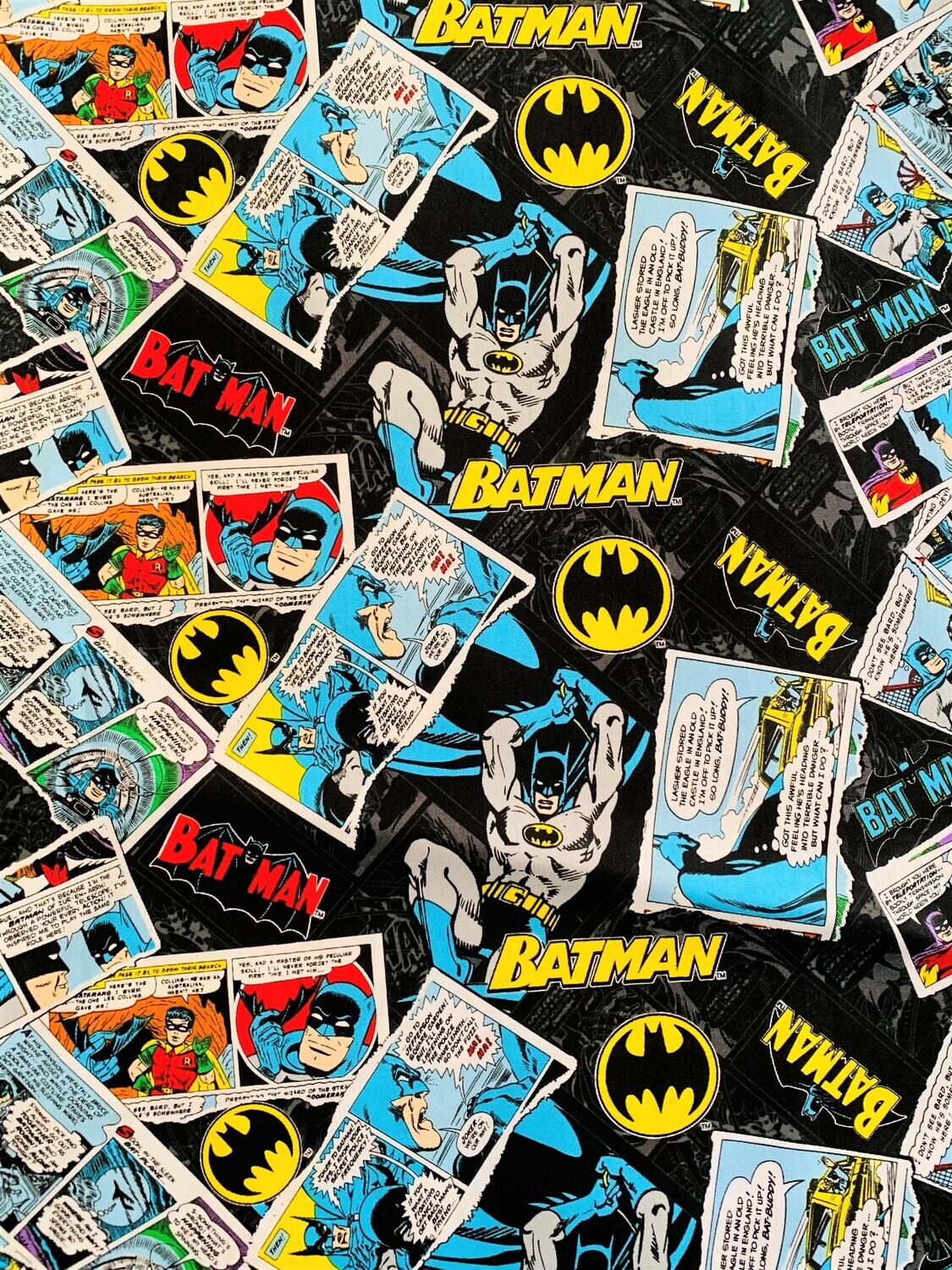 Batman Comic | Licensed Quilting Cotton | 112cm wide