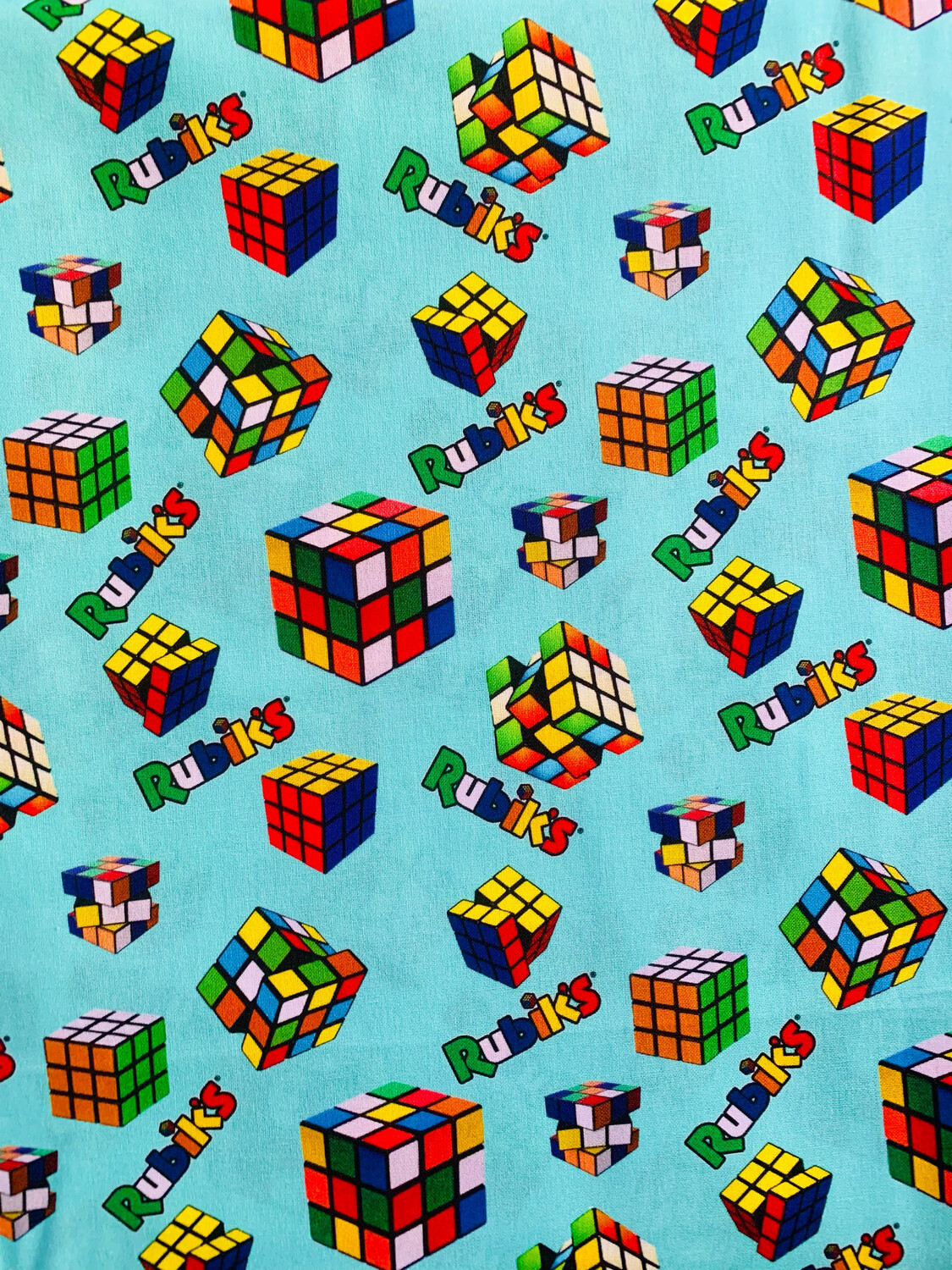 Rubicks Cube | Custom Quilting Cotton | 140cm wide - 0.6m Piece