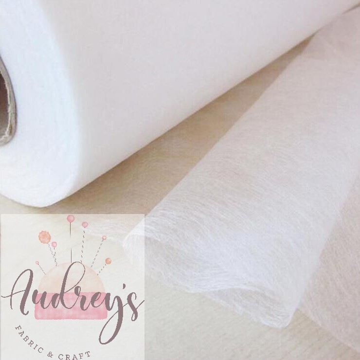 Fusible Web Double-Sided Adhesive Bonding Interfacing | 112cm Wide
