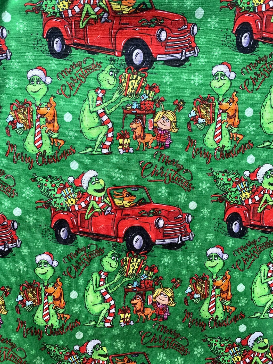 Christmas Grinch | Custom Quilting Cotton | 145cm wide