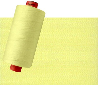X0141 - Lemon Yellow | Rasant Polyester Cotton Thread 120/40 | 1000m