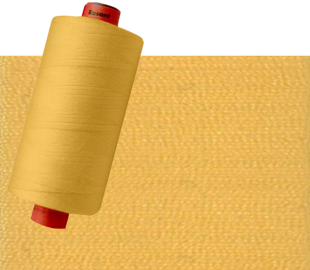 0891 - Light Mustard Yellow | Rasant Polyester Cotton Thread 120/40 | 1000m