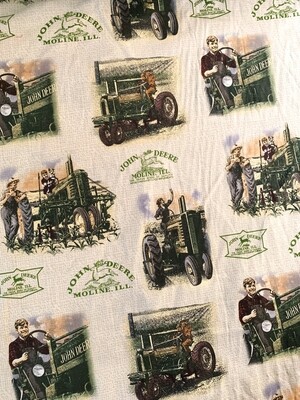Vintage Scenic, John Deere | Licensed Quilting Cotton | 112cm wide