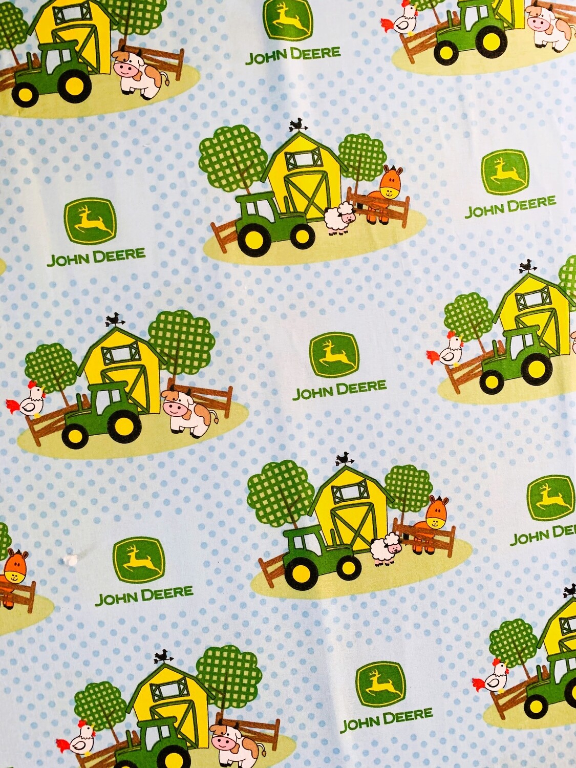 Baby Barnyard Scenic, John Deere | Licensed Quilting Cotton | 112cm wide