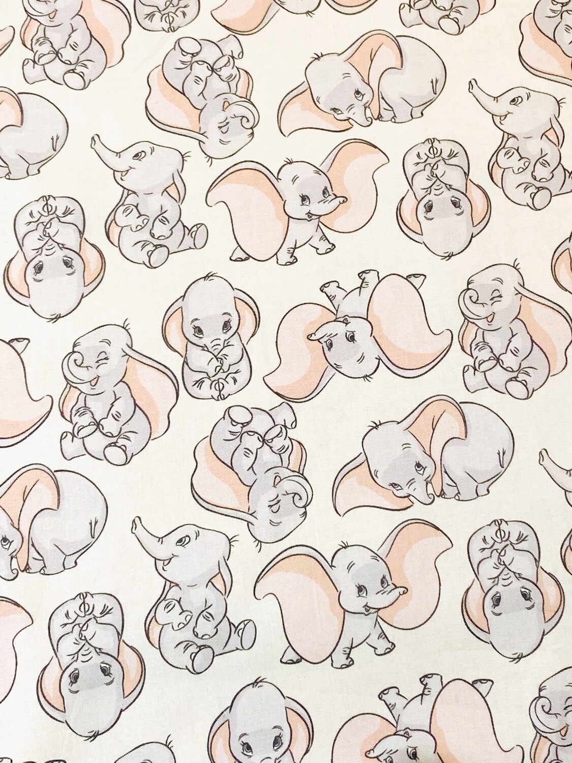 Baby Dumbo | Licensed Quilting Cotton | 112cm wide - 0.7m Piece