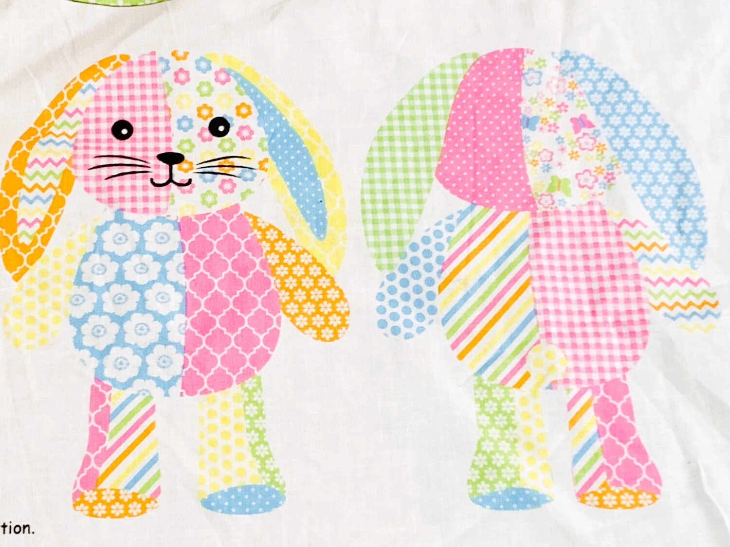 Bunny Toy Panel | Quilting Cotton Panel