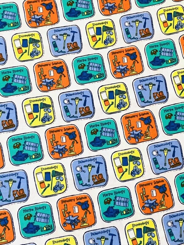 Scientists | Quilting Cotton | 112cm wide