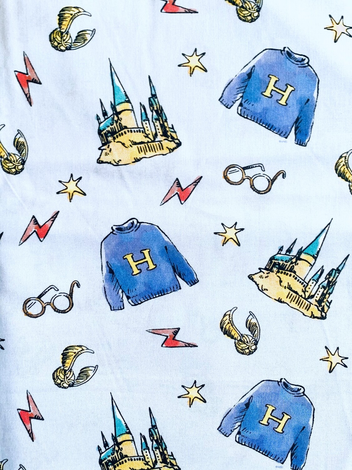Harry Potter, Whimsical Jumper | Licensed Quilting Cotton | 112cm wide - 0.5m Piece
