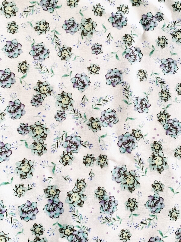 Flowers and Leaves | Quilting Cotton | 112cm wide