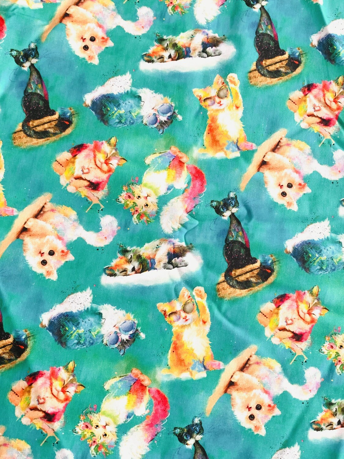 Whimsical Cats | Quilting Cotton | 112cm wide
