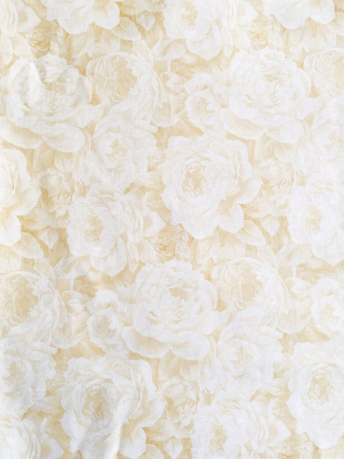 Tonal Roses, Cream | Quilting Cotton | 112cm wide