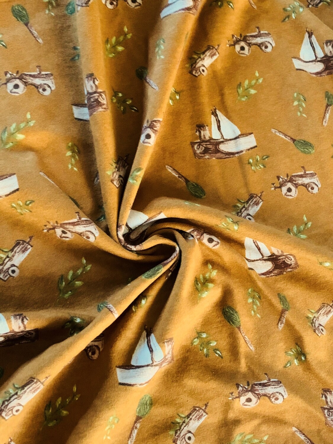 Vintage Toys | Organic Cotton Jersey, 210gsm | 112cm Wide