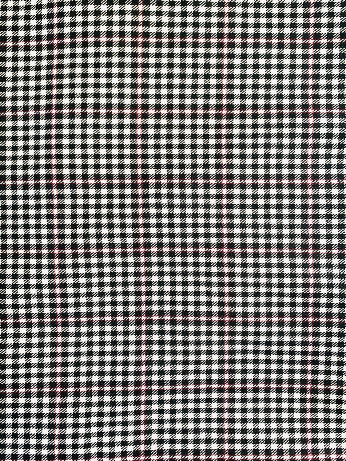 Houndstooth Plaid | Suiting Fabric | 145cm Wide