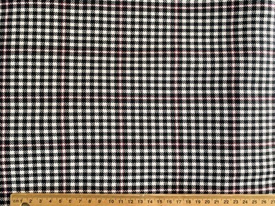 Houndstooth Plaid | Suiting Fabric | 145cm Wide