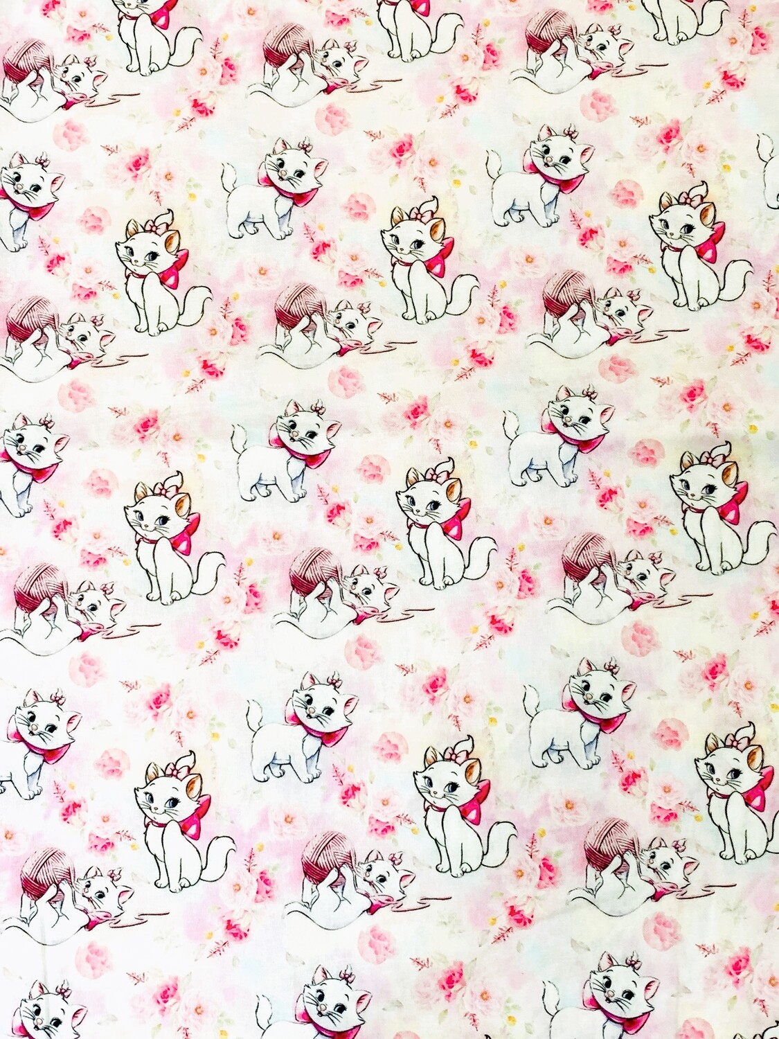 Aristocats Marie, Play | Custom Quilting Cotton | 145cm wide - 0.5m Piece