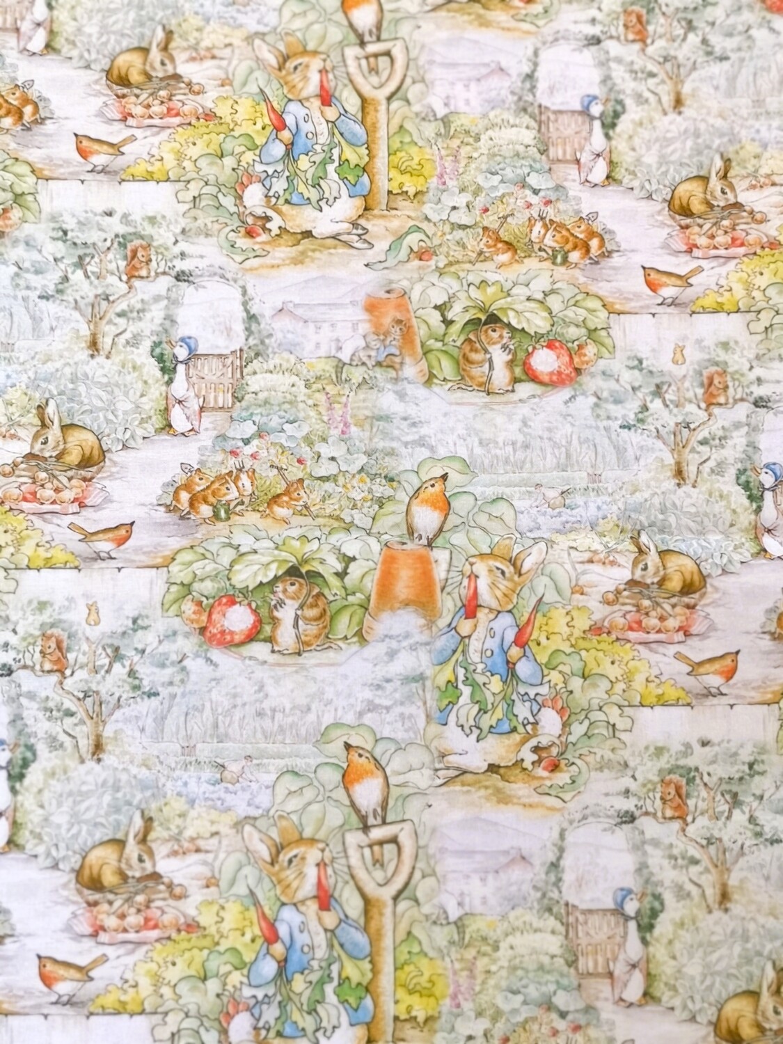 Peter Rabbit, Love Carrots | Licensed Quilting Cotton | 145cm Wide