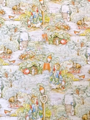 Peter Rabbit, Love Carrots | Licensed Quilting Cotton | 145cm Wide