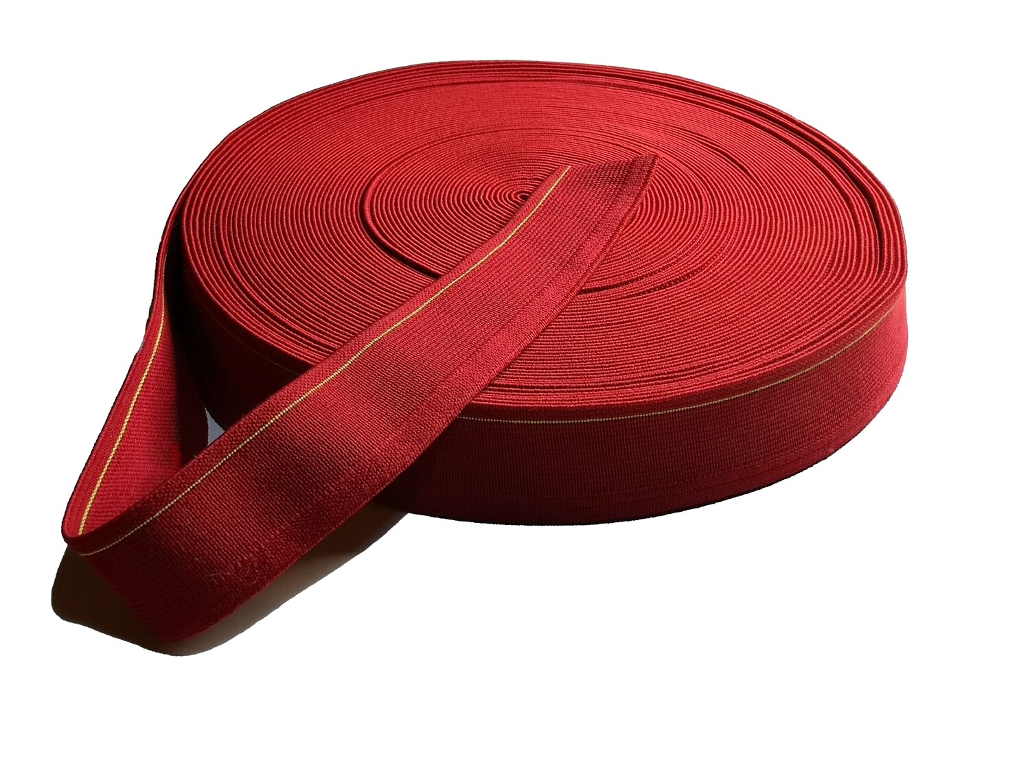 Red &amp; Gold | Soft Waistband Elastic | 30mm Wide