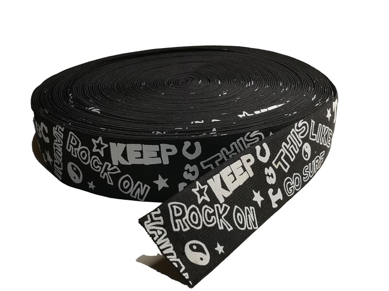 Rock On | Soft Waistband Elastic | 40mm Wide