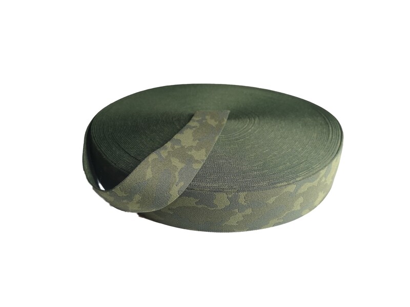 Classic Camouflage | Soft Waistband Elastic | 35mm Wide