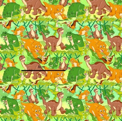 The Land Before Time | Digital Print Custom Cotton Woven | 145cm Wide