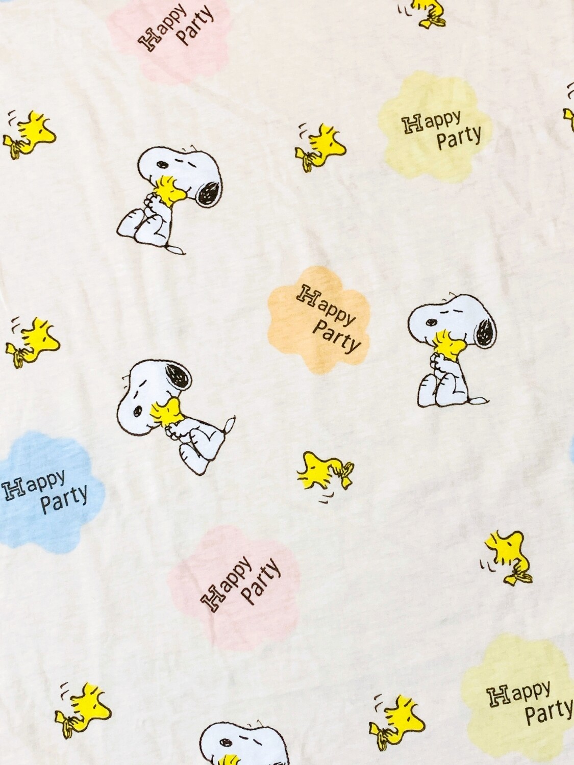 Snoopy, Peach | Licensed Cotton Jersey, 200gsm | 180cm Wide - 0.8m Piece