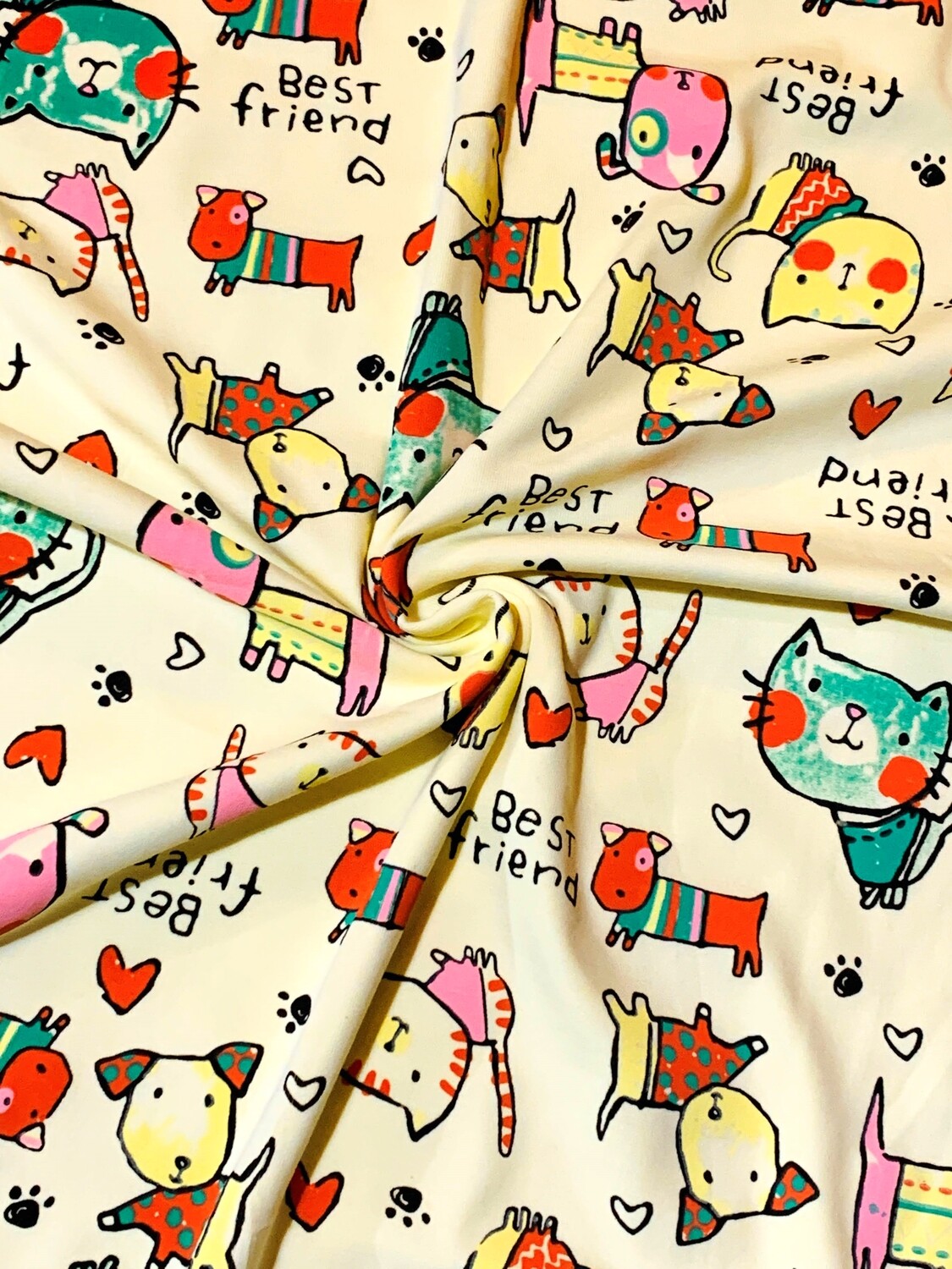 Best Friend | Heavyweight Cotton Lycra, 280gsm | 155cm Wide