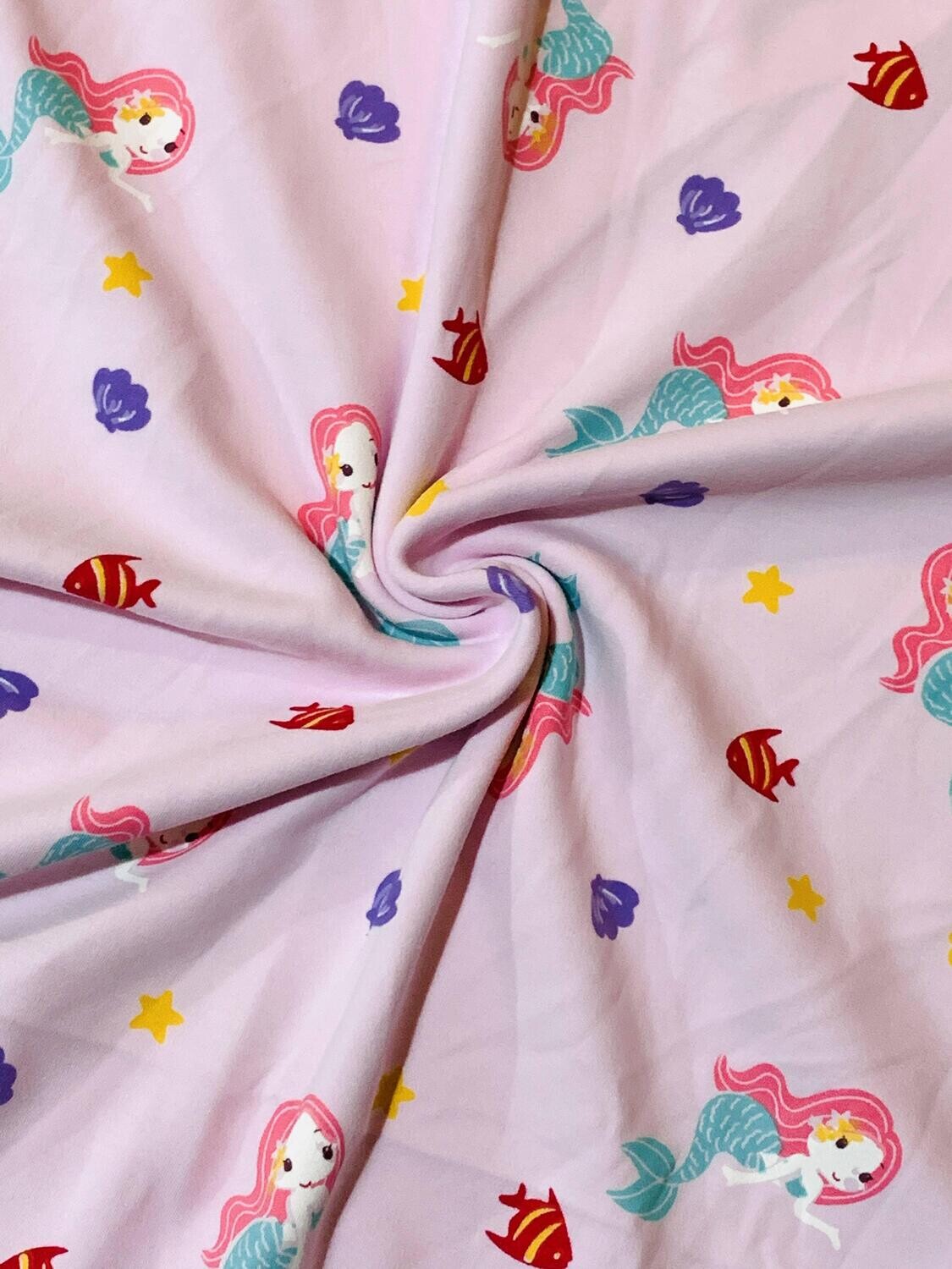 Mermaid | Heavyweight Cotton Lycra, 300gsm | 165cm Wide
