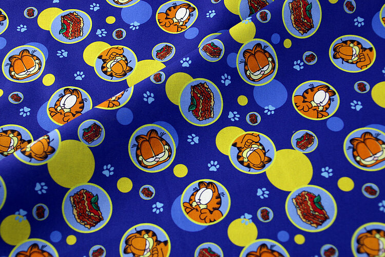 Garfield Circles | PRE-ORDER Cotton Woven | 142cm wide
