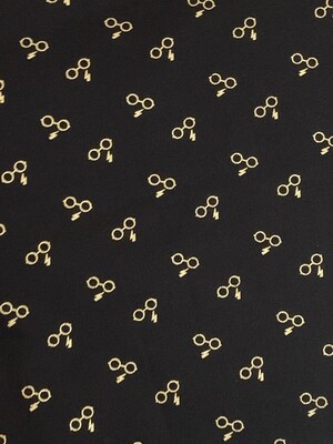 Harry&#39;s Glasses | Licensed Quilting Cotton | 112cm wide