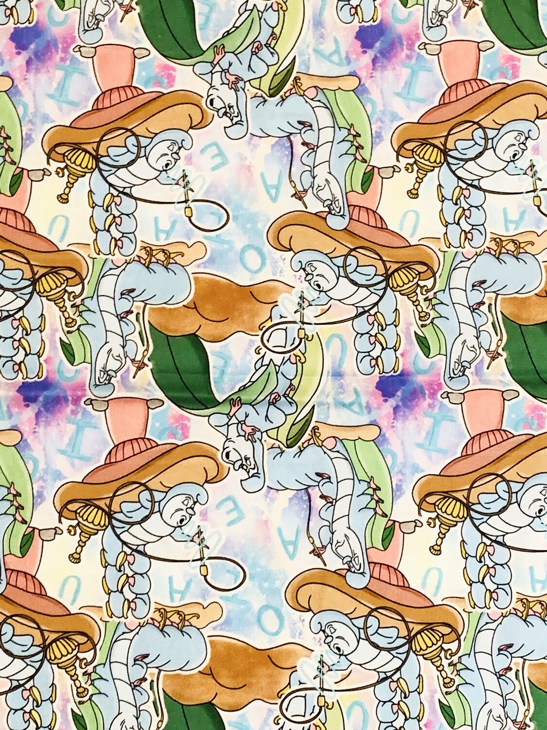 Absalom the Caterpillar, Alice in Wonderland | Licensed Cotton Poplin | 145cm Wide