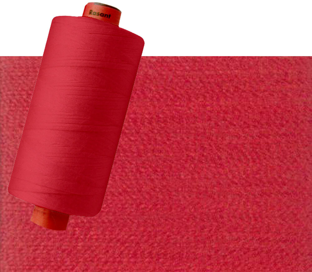 0504 - Medium Bright Red | Rasant Polyester Cotton Thread 120/40 | 1000m