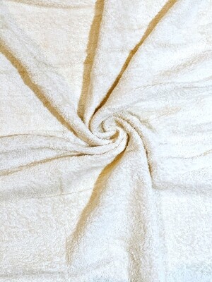 Ivory | Deluxe Cotton Terry Towelling | 150cm Wide