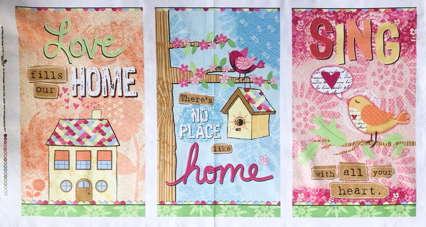 No Place Like Home | Quilting Cotton Panel