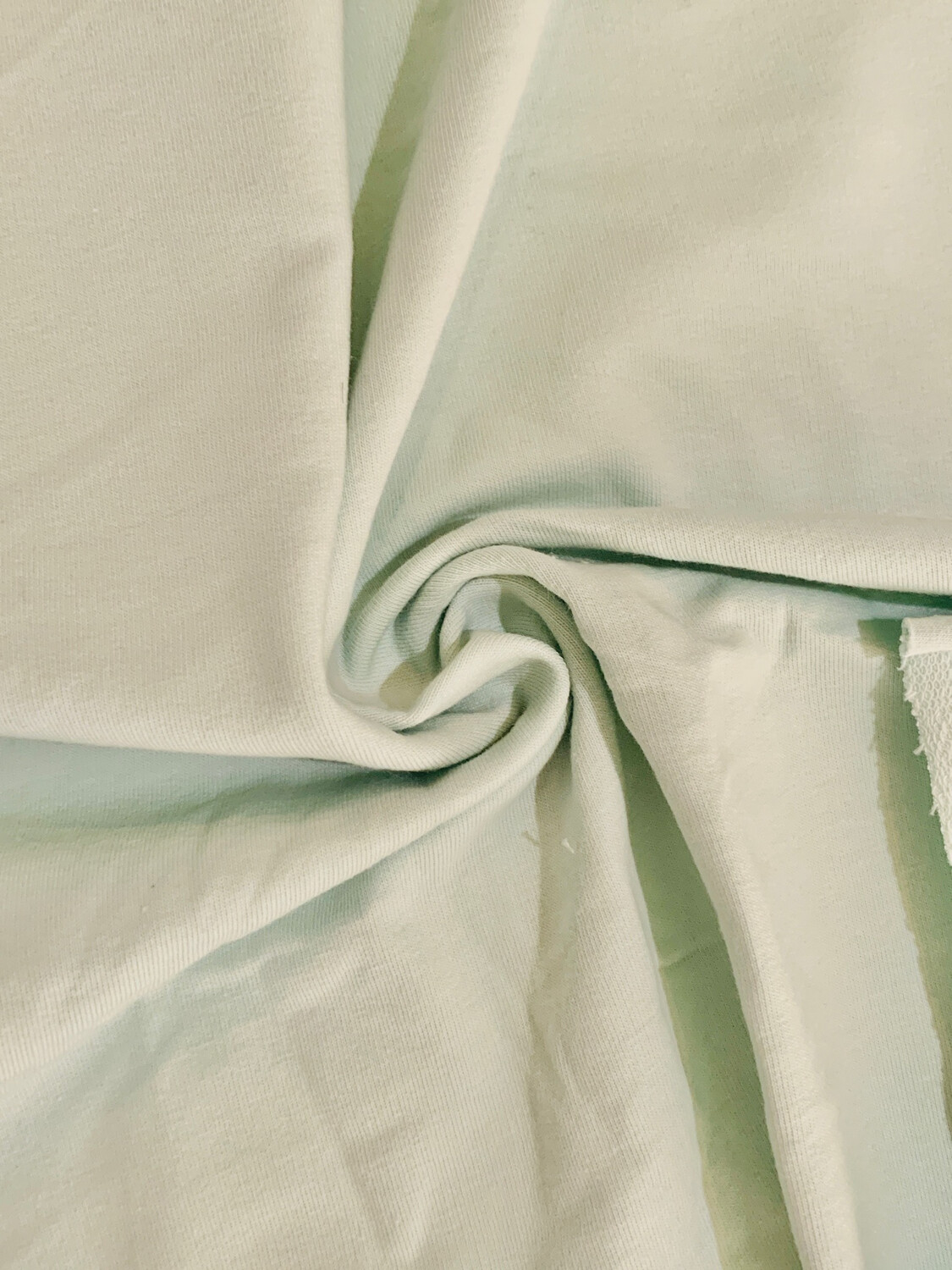 Light Pastel Green | Stretch French Terry Solids, 280gsm