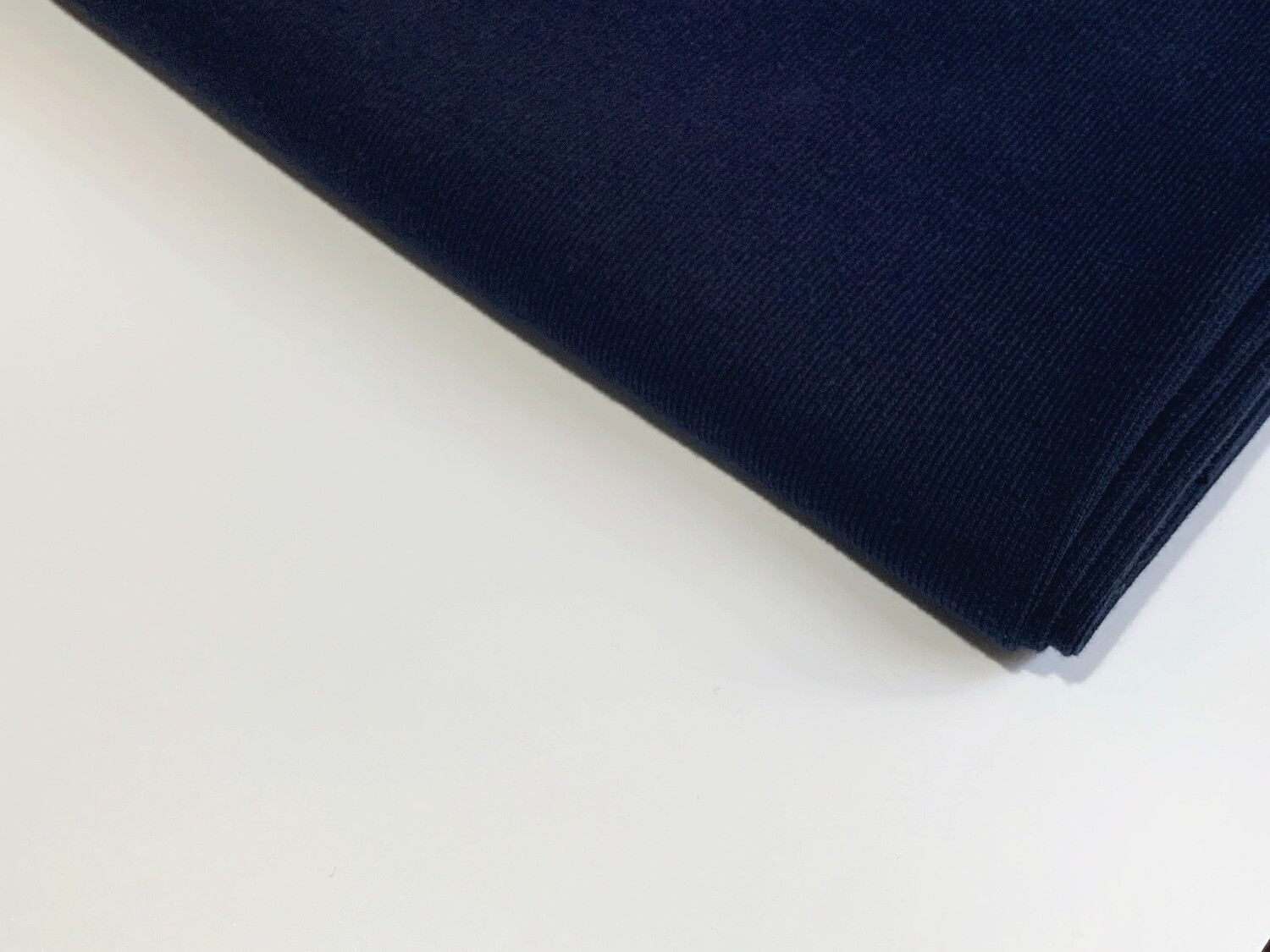 Dark Navy | Heavyweight 2x2 Ribbing | 115cm Wide