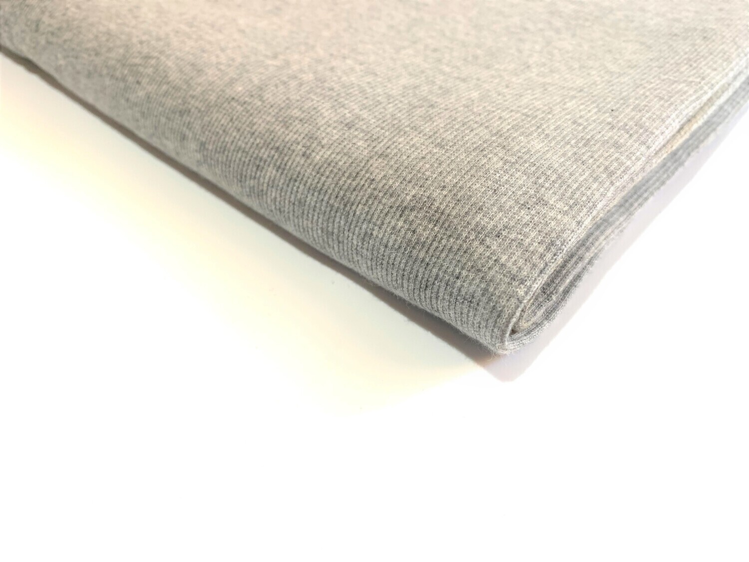 Marle Medium-Light Grey | Heavyweight 2x2 Ribbing | 110cm Wide