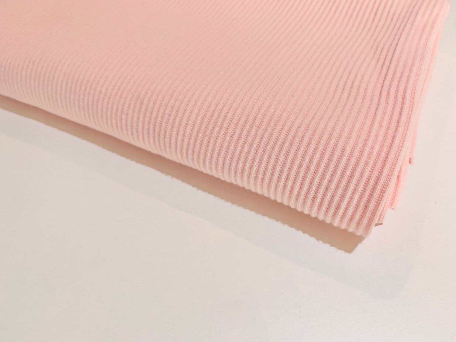 Baby Pink | 2x2 Ribbing | 110cm Wide