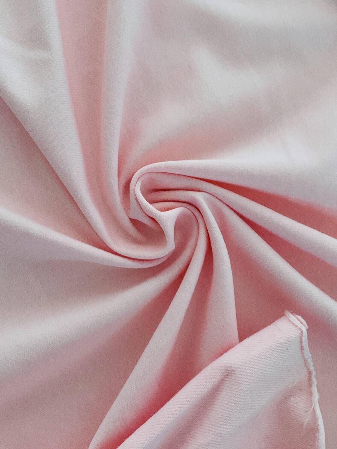 Light Pink | Stretch French Terry Solids, 280gsm