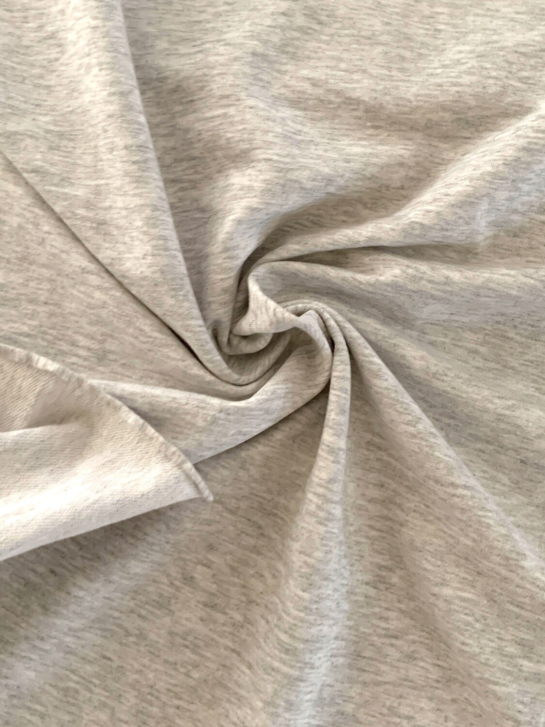 Marle Light Grey | Stretch French Terry Solids, 280gsm