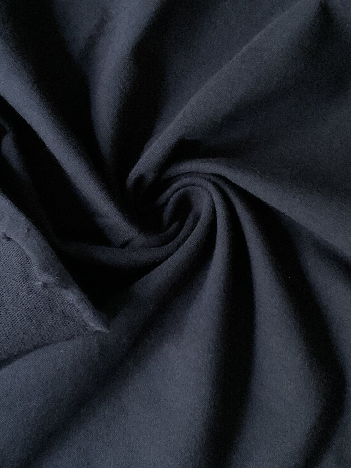 Navy | Stretch French Terry Solids, 250gsm | 178cm Wide
