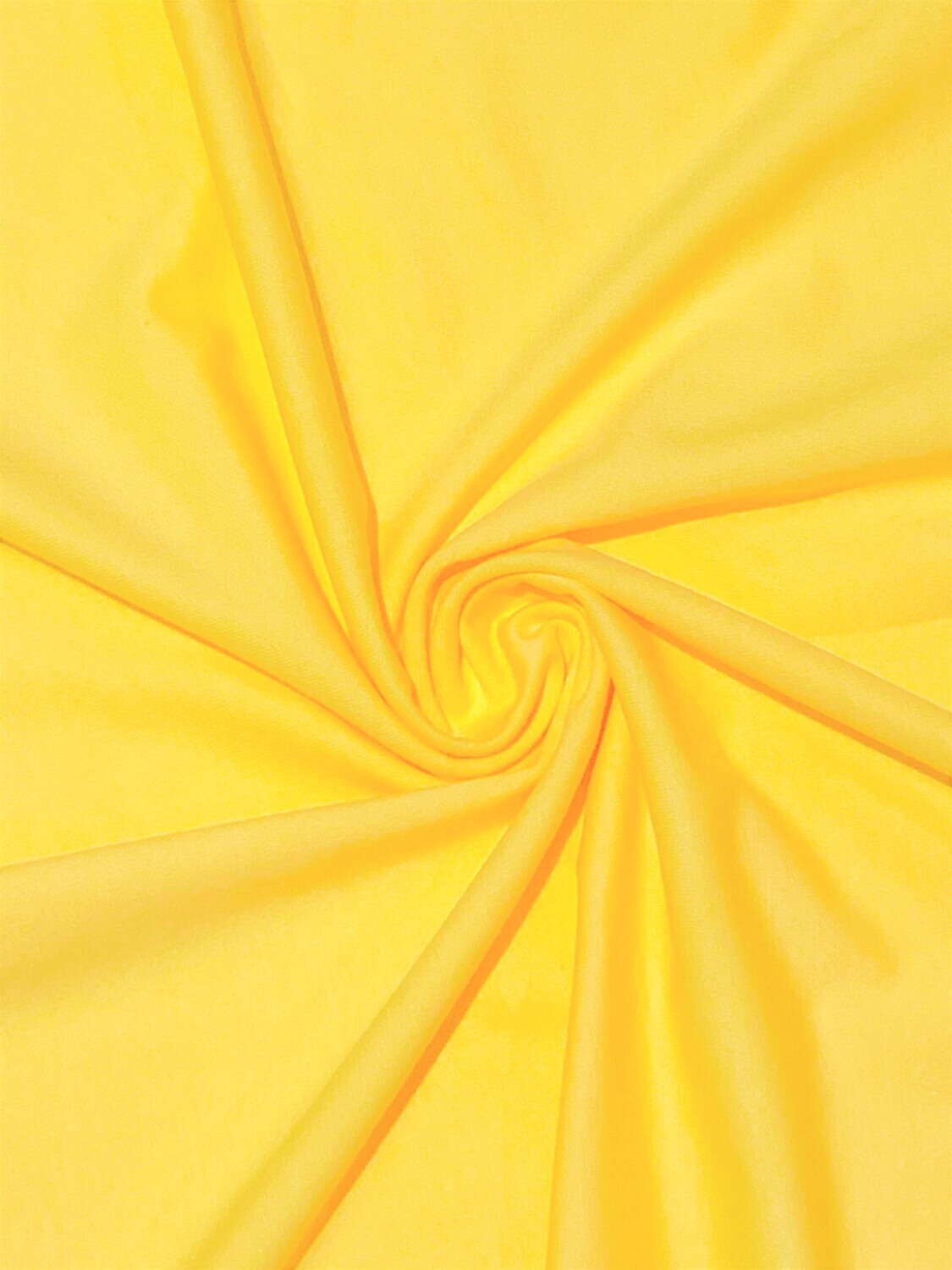 Sunflower Yellow | Cotton Lycra Solid, 190gsm | 175cm Wide - 0.3m Piece