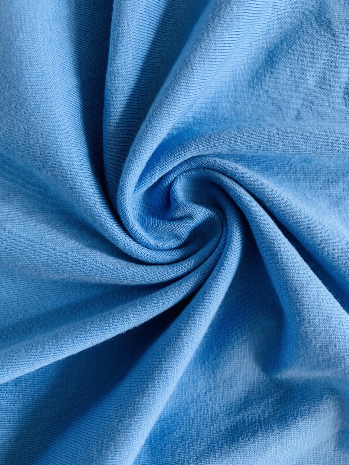 Cornflower Blue | Cotton Lycra Solid, 175gsm | 180cm Wide