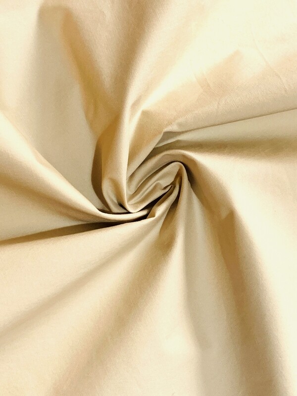 Light Beige | Stretch Cotton Poplin Solid | 150cm wide