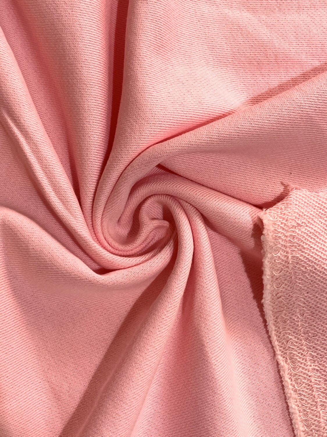 Rose | Cotton French Terry Solids, 280gsm | 180cm Wide