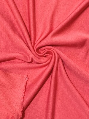 Strawberry | Stretch Modal French Terry Solids, 220gsm | 160cm Wide