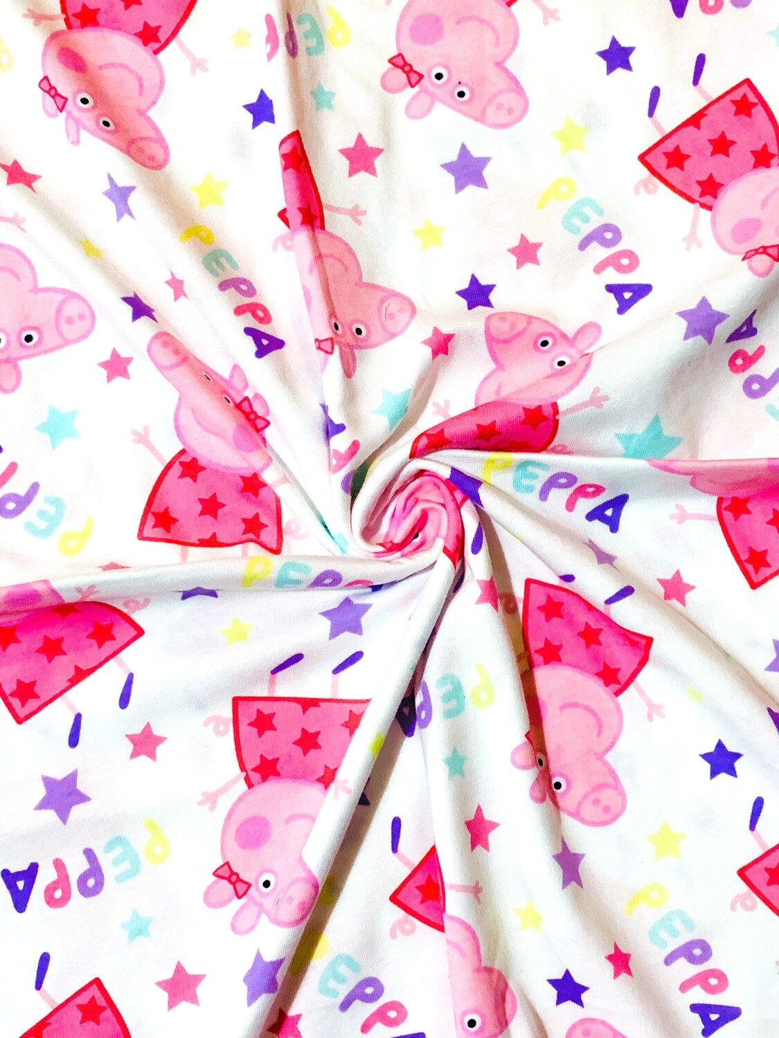 Peppa Toss | Licensed Cotton Jersey, 175gsm | 180cm Wide - 0.85m Piece