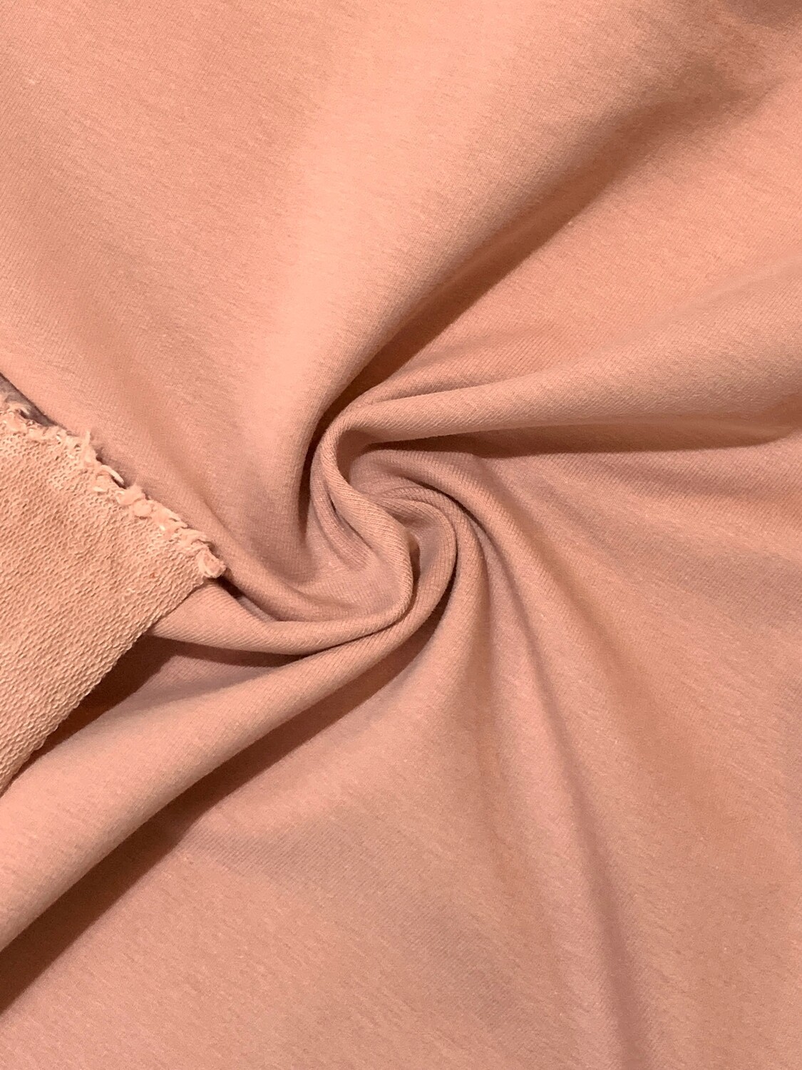 Salmon | Stretch French Terry Solids, 300gsm