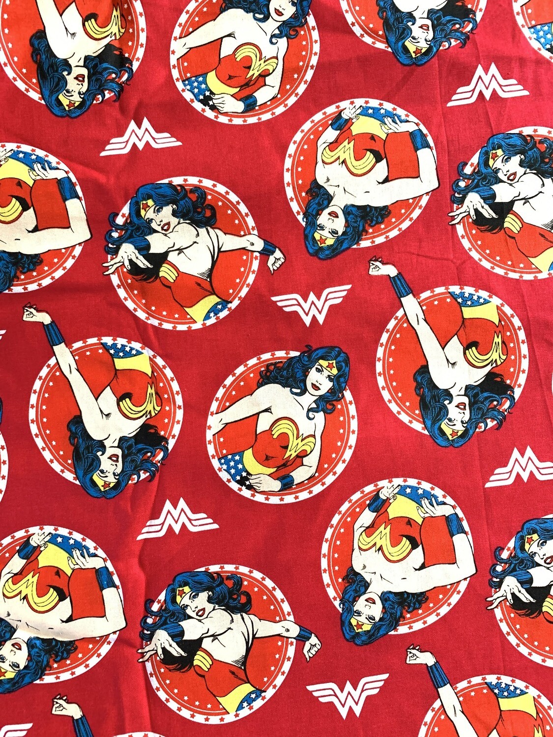 WonderWoman, Badges | Licensed Quilting Cotton | 112cm wide